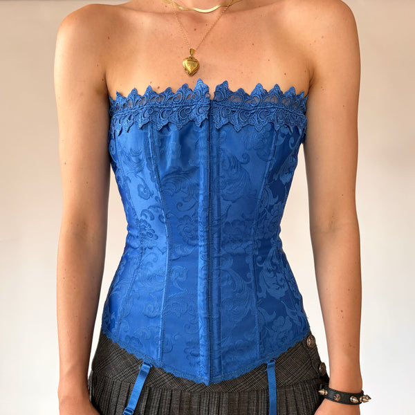 Frederick’s of Hollywood Royal Blue Corset (S)