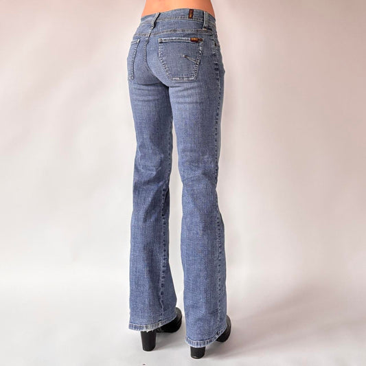 Y2K Bongo Low Rise Flare Jeans (XS)