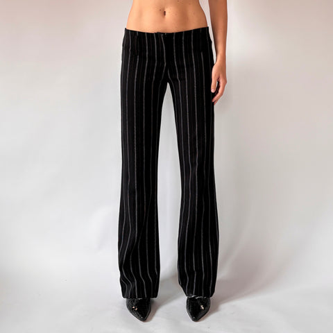 Y2K Pinstripe Flares (XS/S)