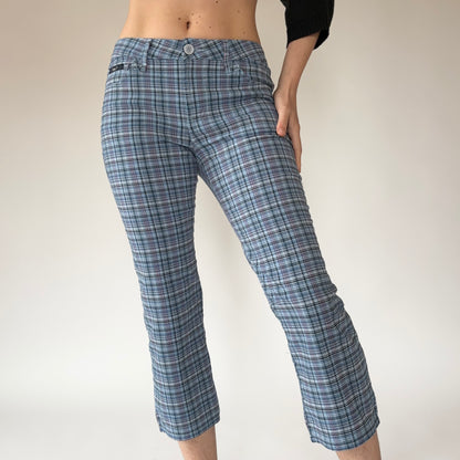 2000s Plaid Capris (XS/S)