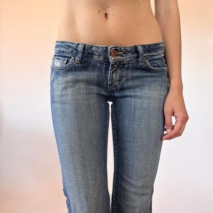 Y2K Low Rise Bootcut Jeans (XXS)