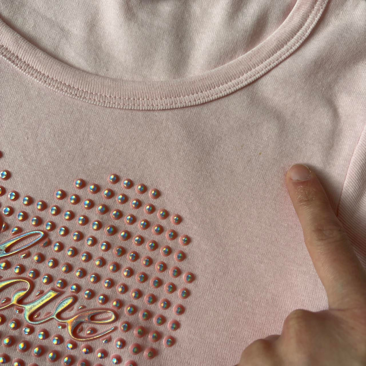 90s Love Graphic Baby Tee (XS/S)