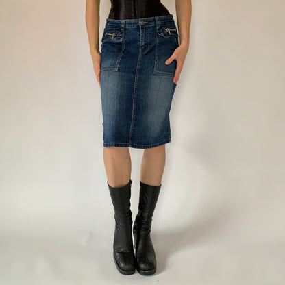 Y2K Denim Midi (M)