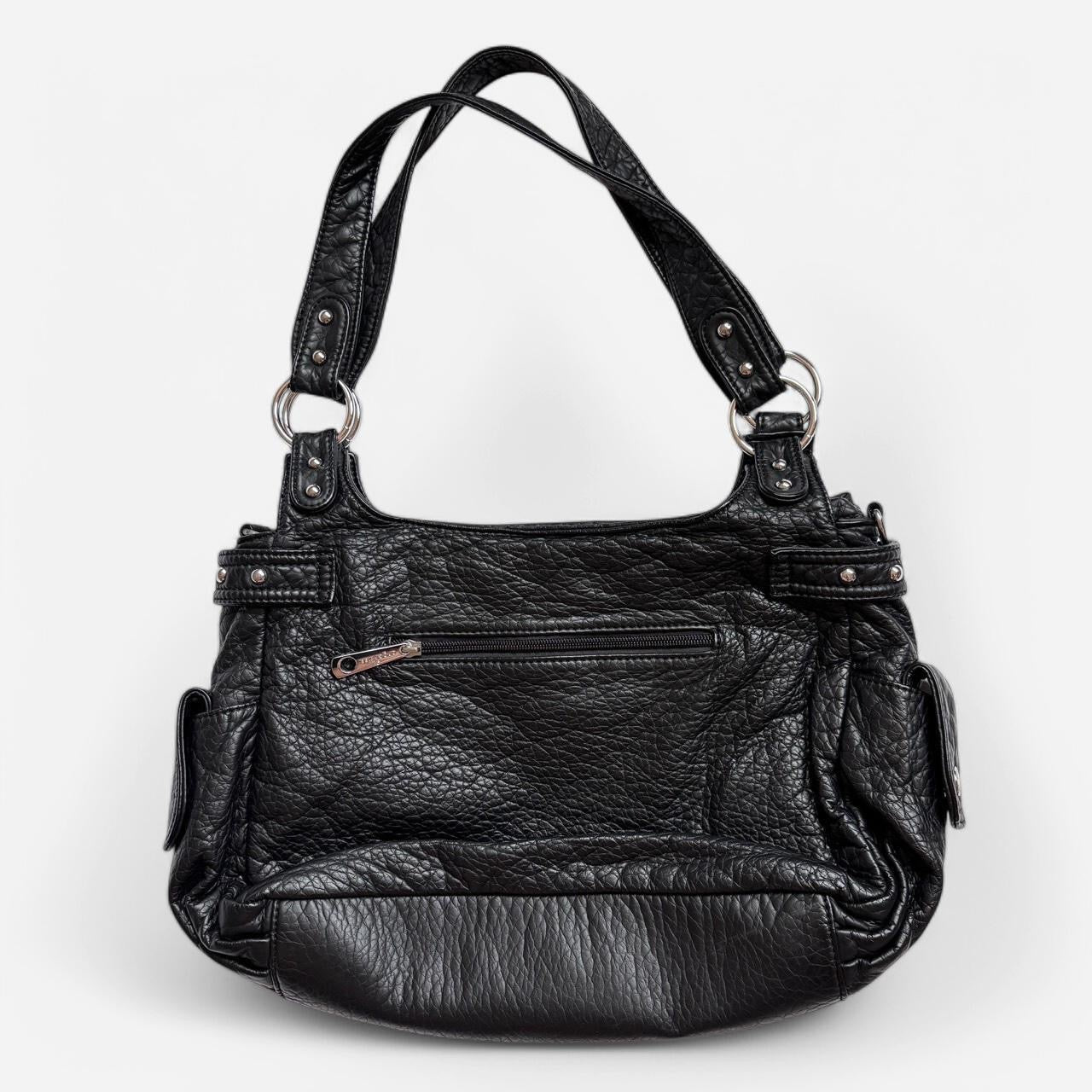 Y2K Vegan Leather Shoulder Bag