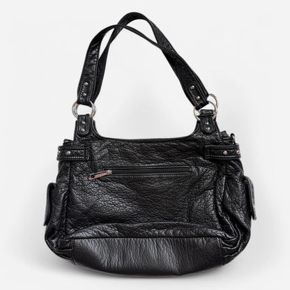 Y2K Vegan Leather Shoulder Bag