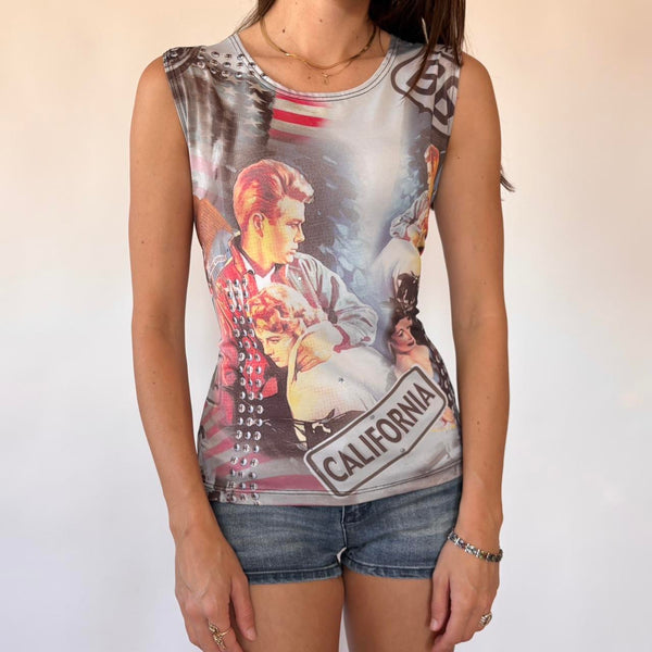 Y2K Graphic Tank (L)