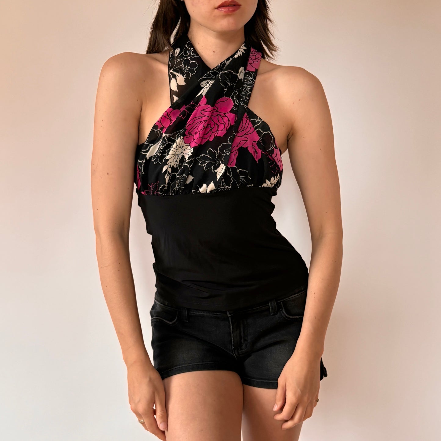 Y2K Convertible Scarf Top (S/M)