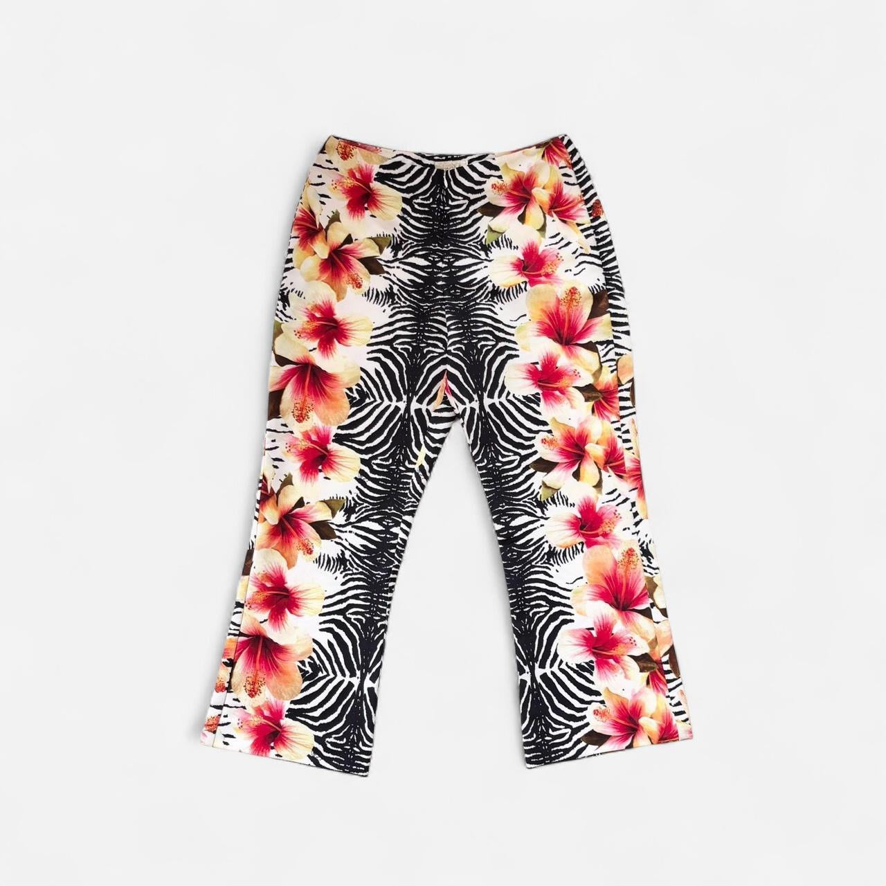 Y2K Caché Printed Flares (M)