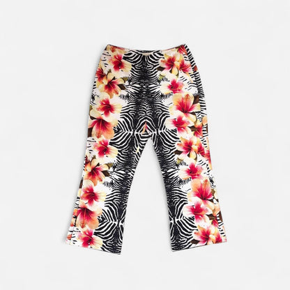 Y2K Caché Printed Flares (M)