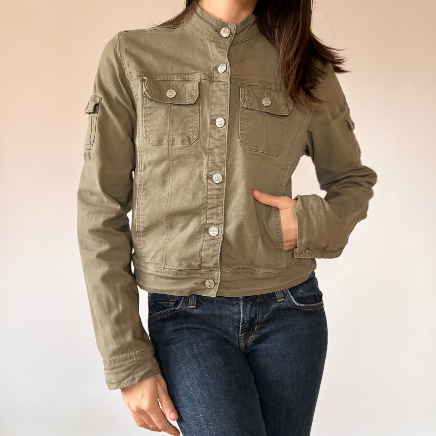 Y2K Cargo Jacket (S)