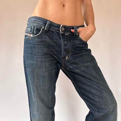 Diesel Dark Wash Boyfriend Jeans (L)
