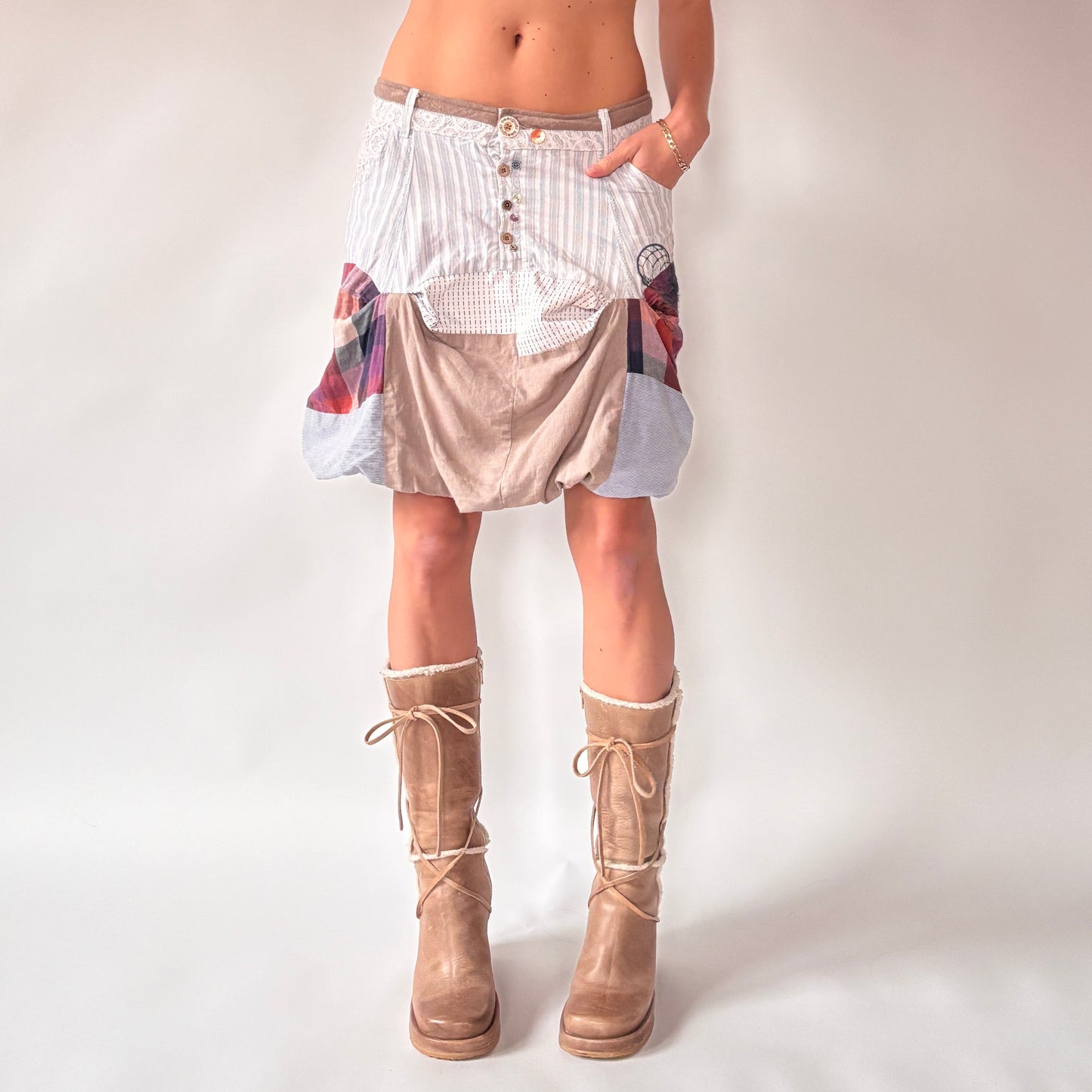 Desigual Bubble Hem Skirt (M)