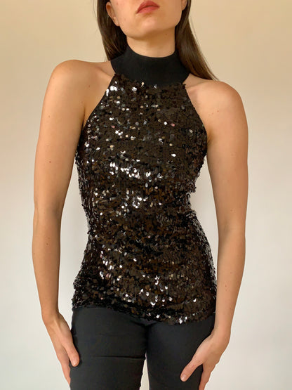 Y2K Sequin Top - Small