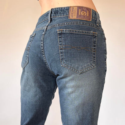 Y2K Faded Flare Jeans (M)