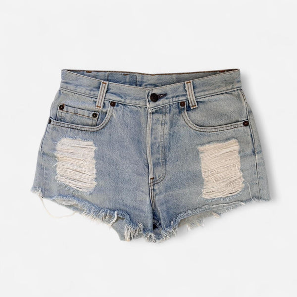 Levi’s 80s 701 Cutoff Denim Shorts (S)