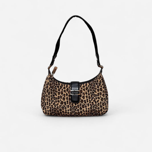 Y2K Leopard Shoulder Bag