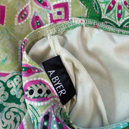 Y2K Medallion Midi Skirt (S/M)