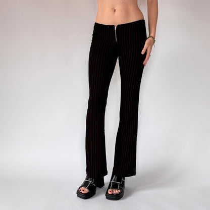 Y2K Pinstripe Flares (XS/S)