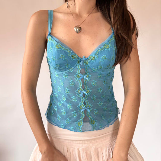 Aqua Mesh Bustier (M)