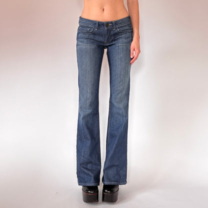 2000s Low Rise Flare Jeans (S)