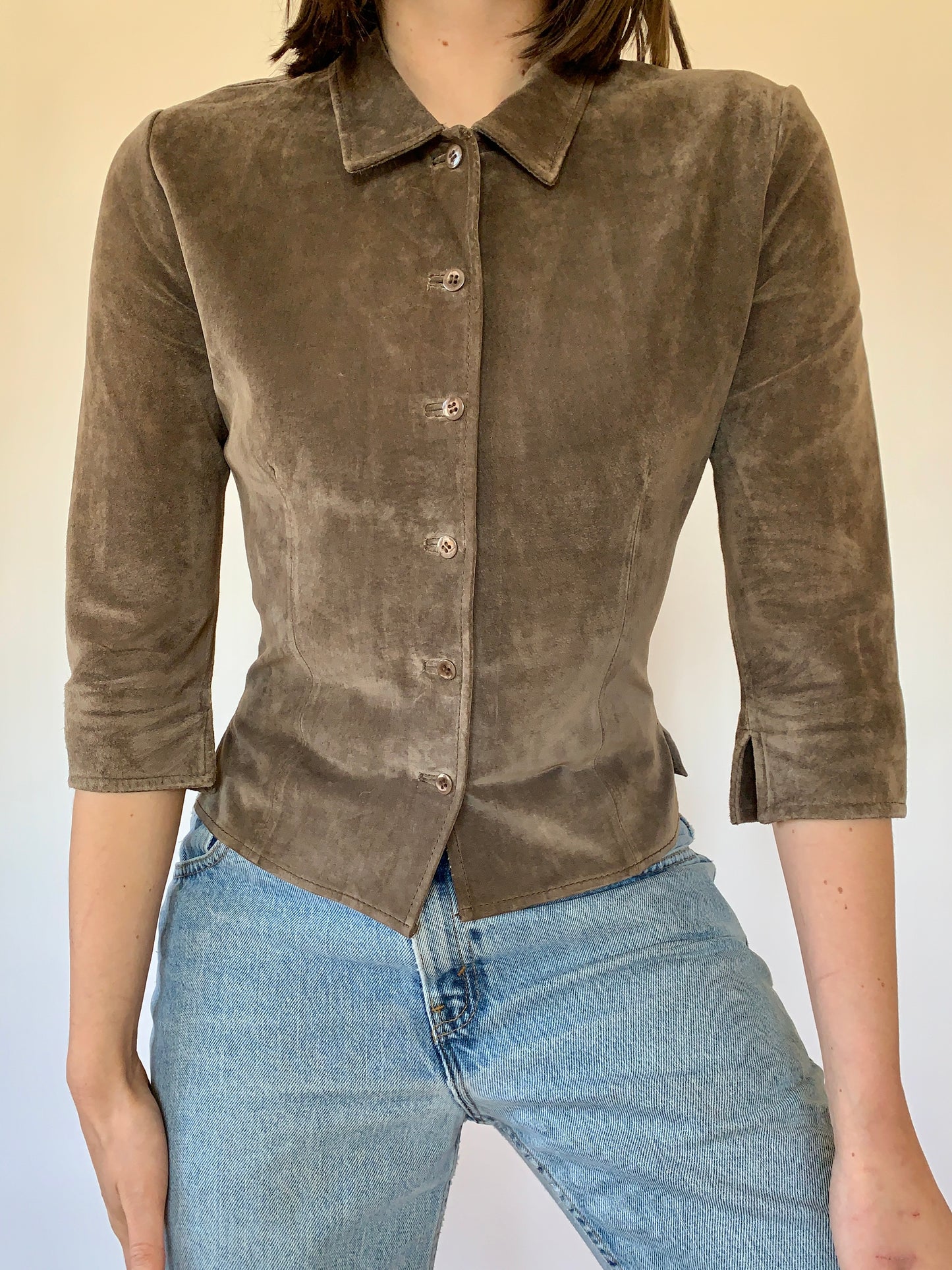 Vintage Leather Shirt