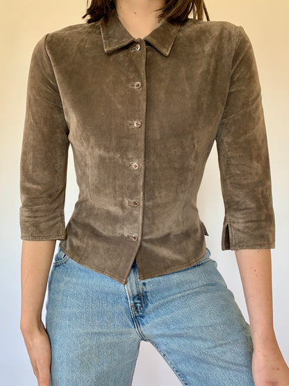 Vintage Leather Shirt
