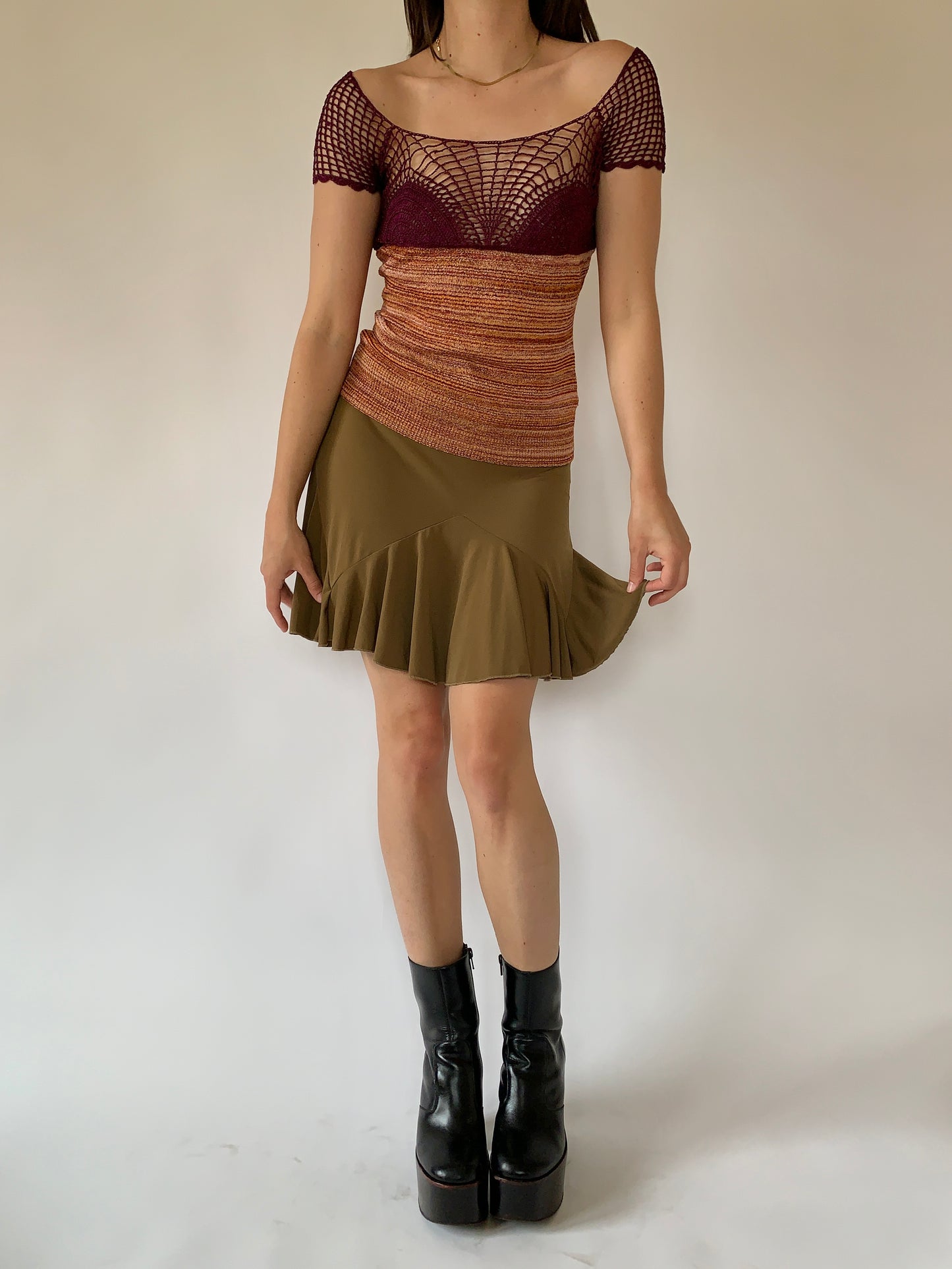 Vintage 1990s Coffee Midi