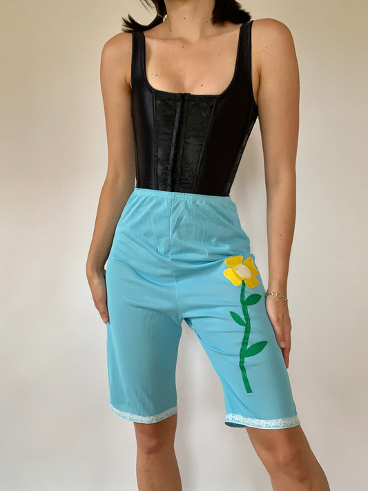 Flower Child Slip Shorts