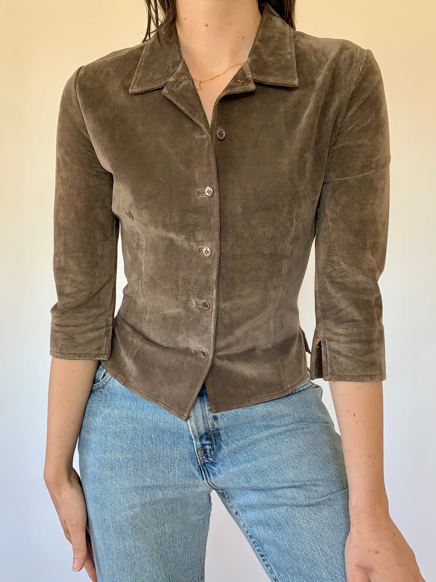 Vintage Leather Shirt