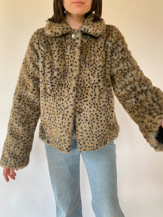 Vintage Leopard Coat