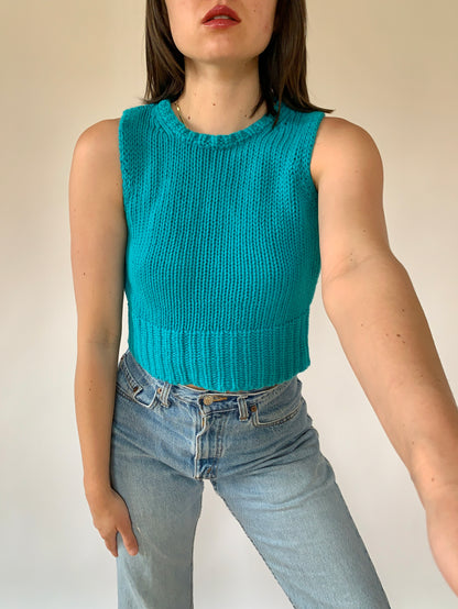 Y2K Aqua Knit