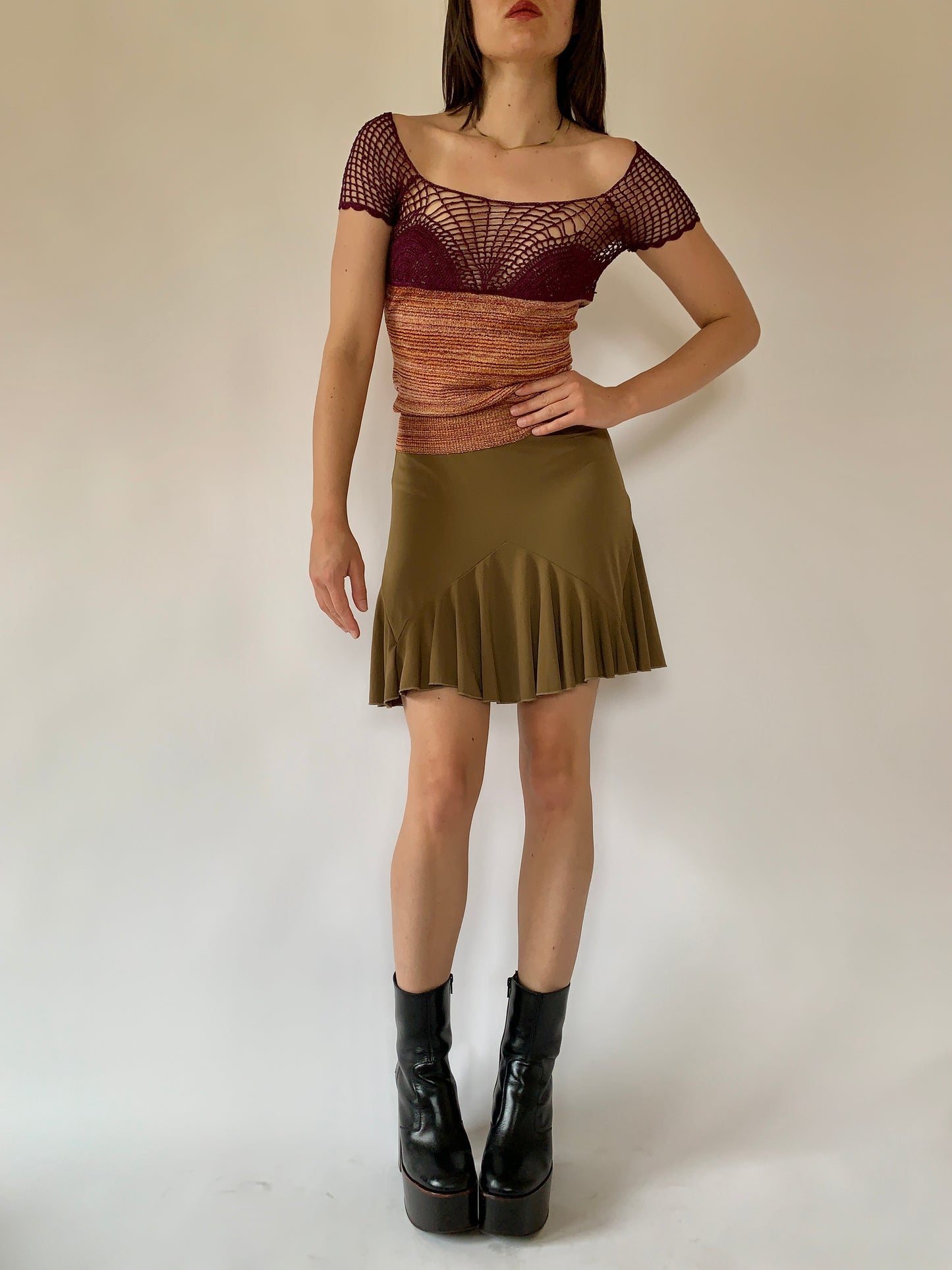 Vintage 1990s Coffee Midi