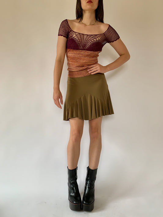 Vintage 1990s Coffee Midi