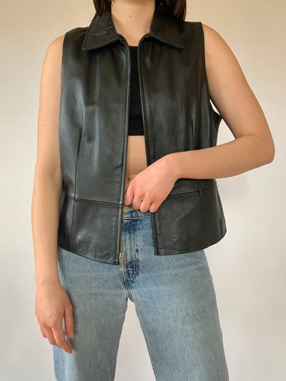 Vintage Leather Vest