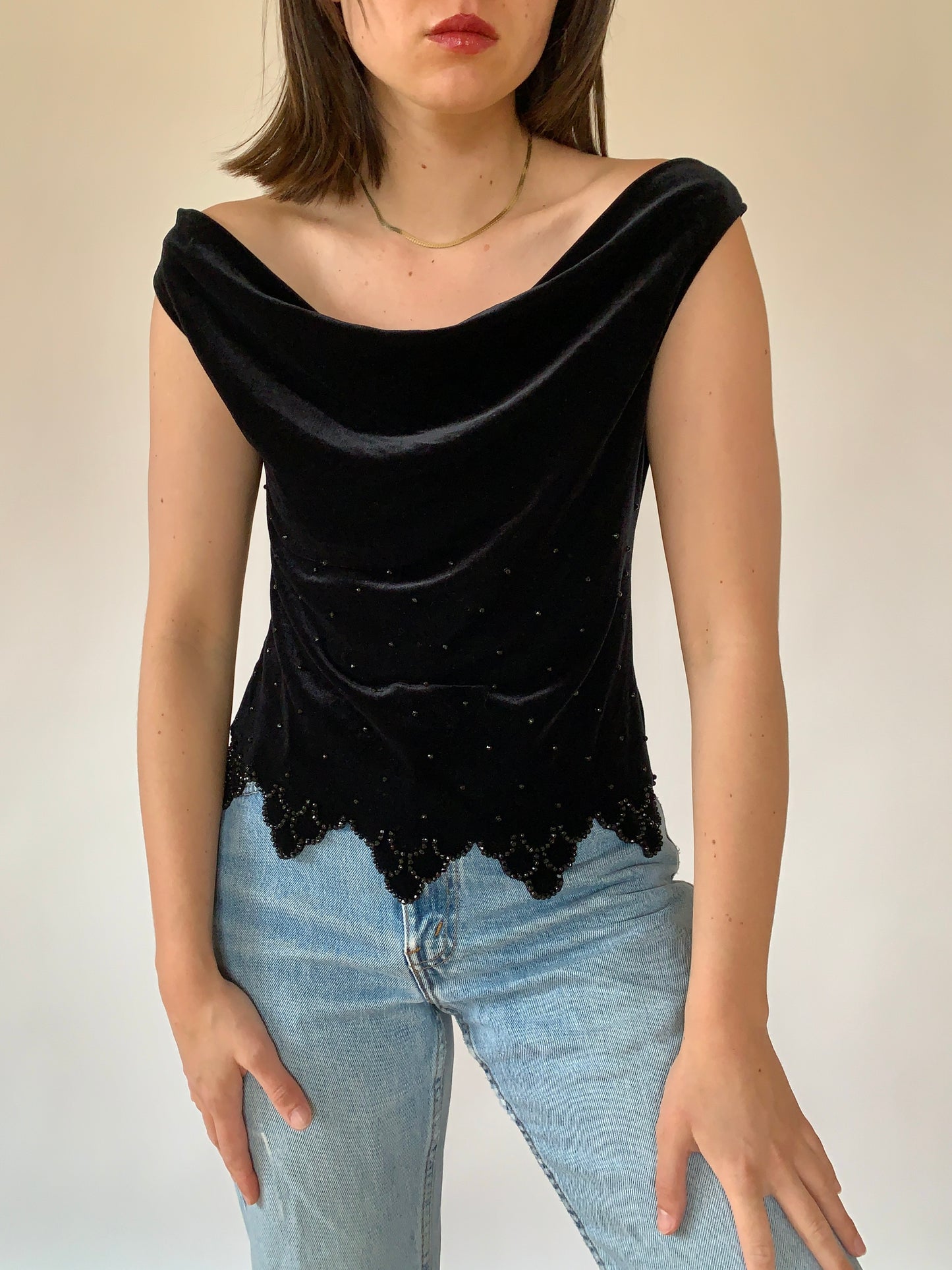 Vintage 1990s Velvet Tank