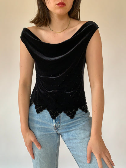 Vintage 1990s Velvet Tank