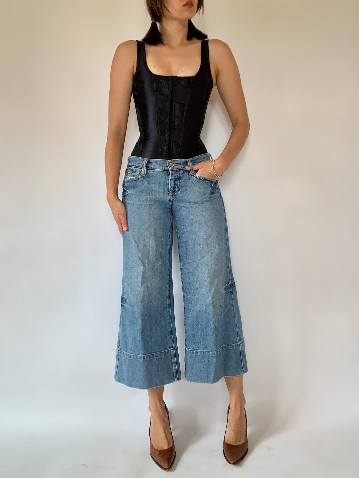 Y2K Denim Capris