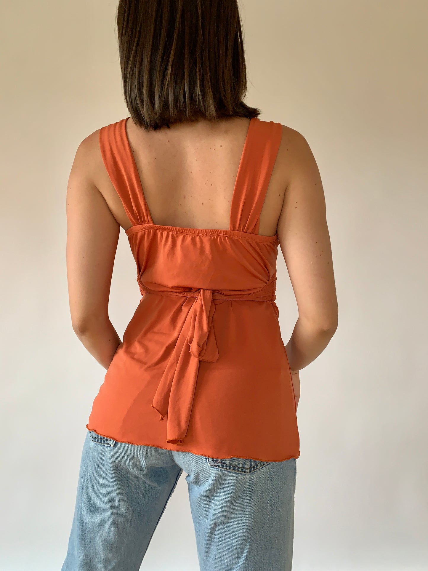 Y2K Tangerine Tank