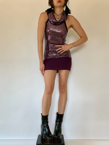 Y2K Sequin Mini Dress