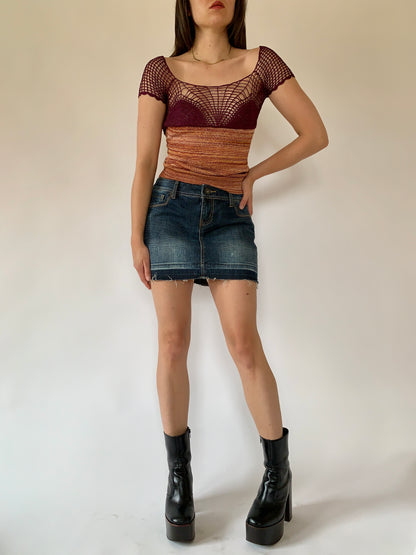 Y2K Denim Mini