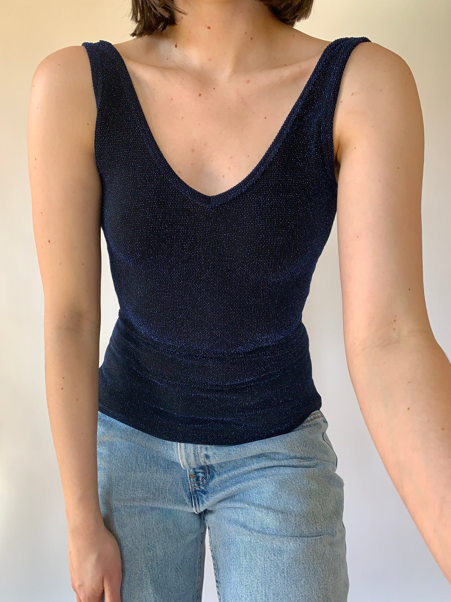 Vintage Glitter Tank