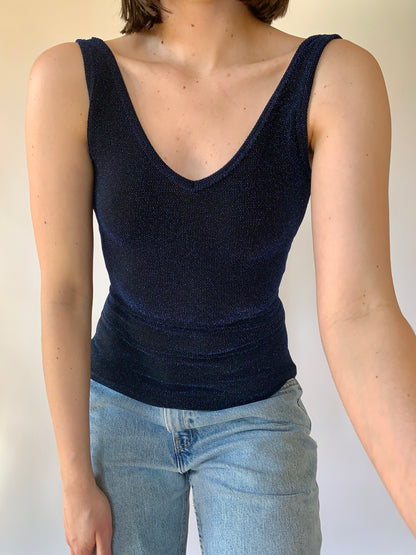Vintage Glitter Tank
