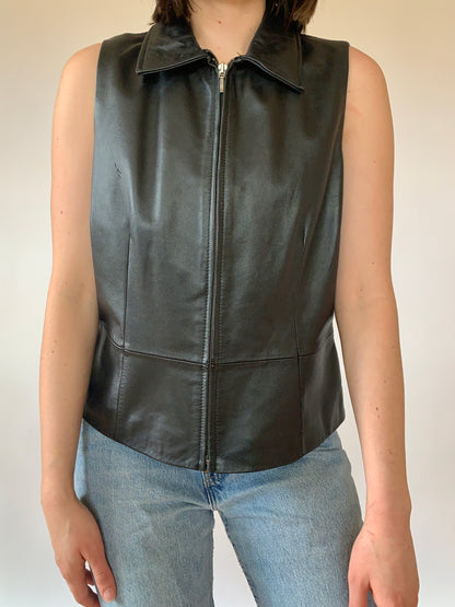 Vintage Leather Vest