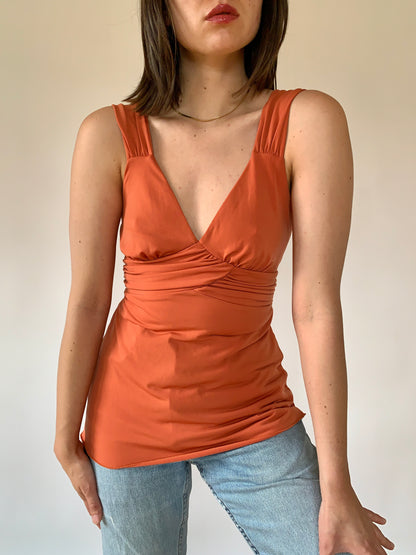 Y2K Tangerine Tank