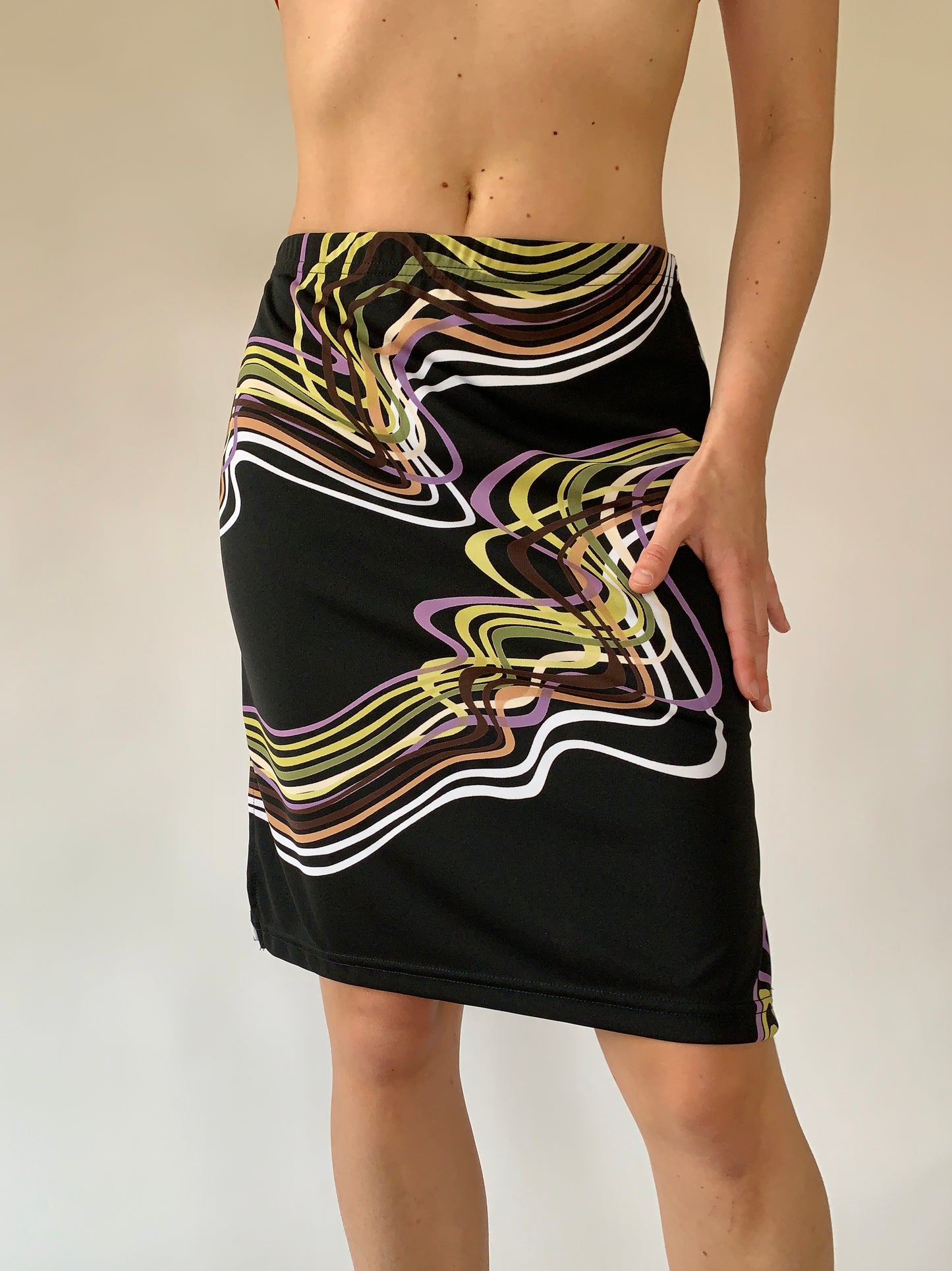 Vintage 1990s Abstract Midi