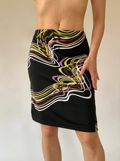 Vintage 1990s Abstract Midi
