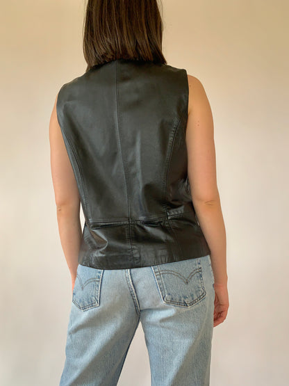 Vintage Leather Vest