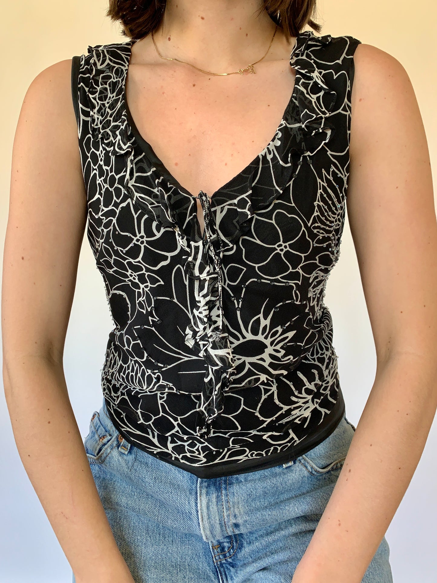 Vintage 1990s Silk Blouse