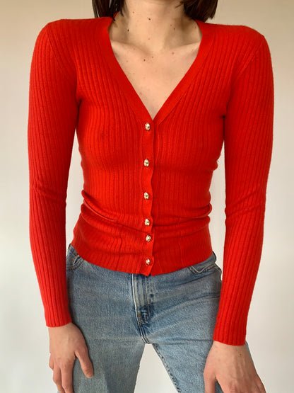 Vintage 1960s Cashmere Cardigan