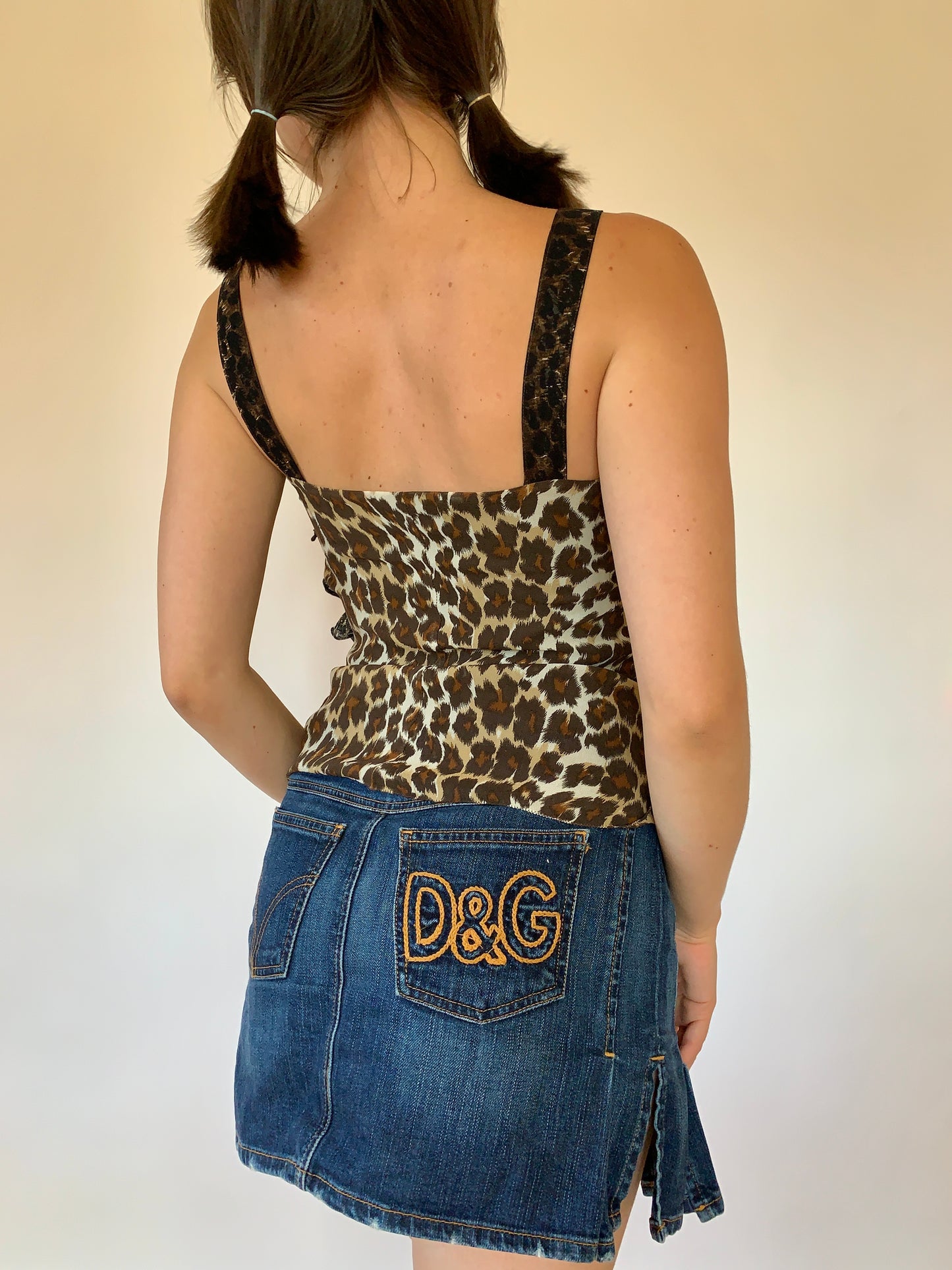 Y2K Silk Ruffle Tank